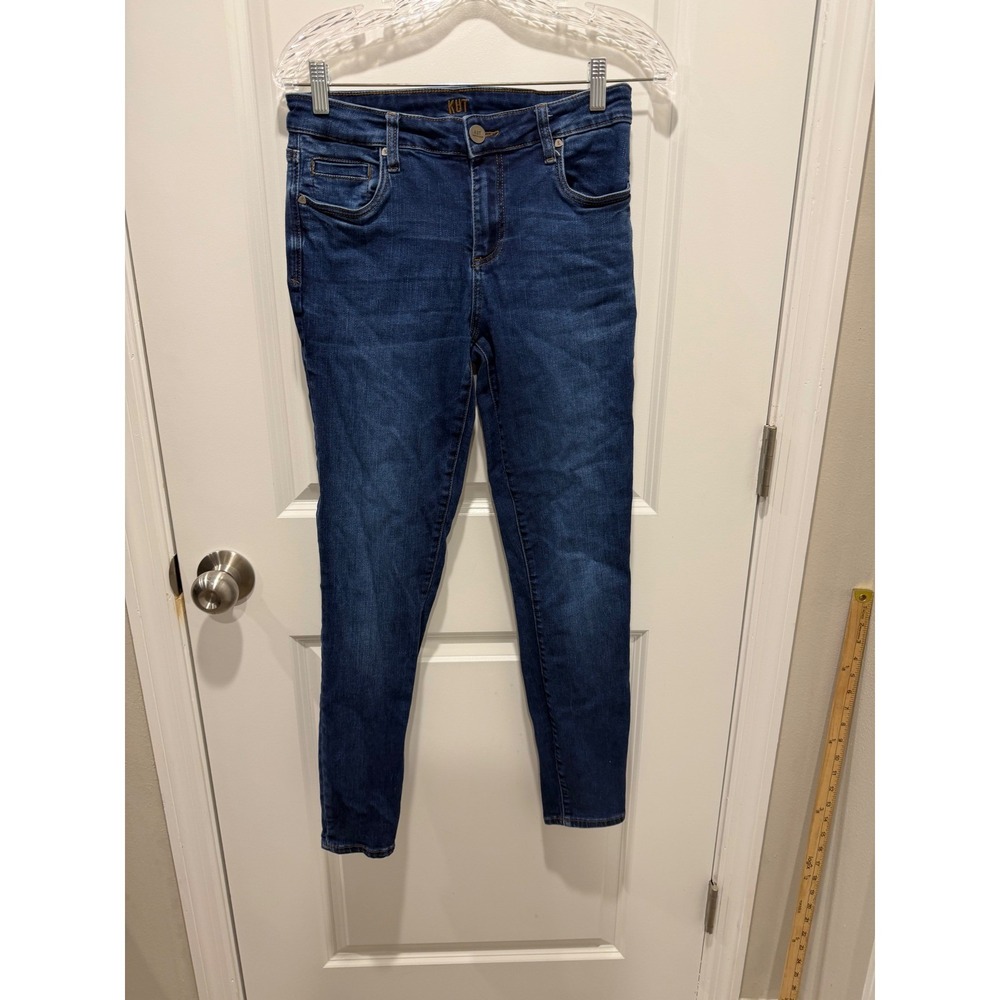 Kut from the Kloth Womens Skinny Jeans Dark Wash 8S SP041MC9S